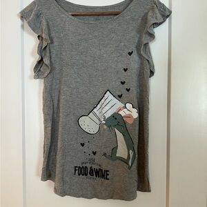 Disney Parks Epcot Food and Wine Festival Flutter Sleeve shirt